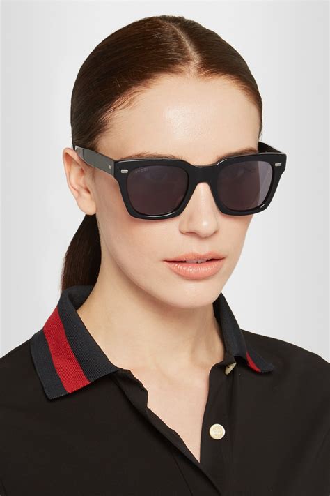 black gucci frames|gucci black frame sunglasses.